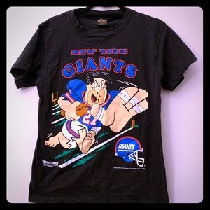 Vintage 1980’s Flintstones New York Giants T-Shirt
